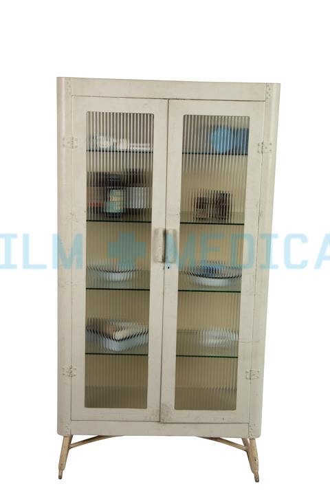 Hospital Cabinet Cream Double Fronted (undressed)
